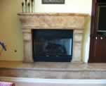 Santa Barbara, Ca. Fireplace Faux Stone